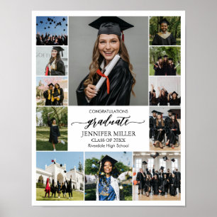 Abschlussporträt Benutzerdefinierte Senior-Foto-Co Poster