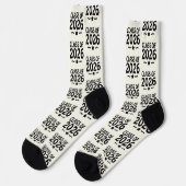 Abschlussstern Klasse 2026 Grad Socken (Linkes Detail)