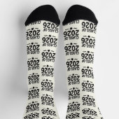 Abschlussstern Klasse 2026 Grad Socken (Oben)