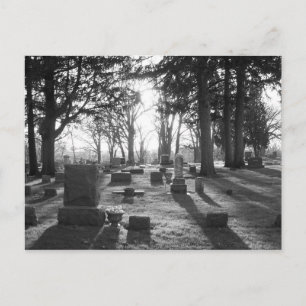 Abschlussübernachtung (b&w) Postkarte