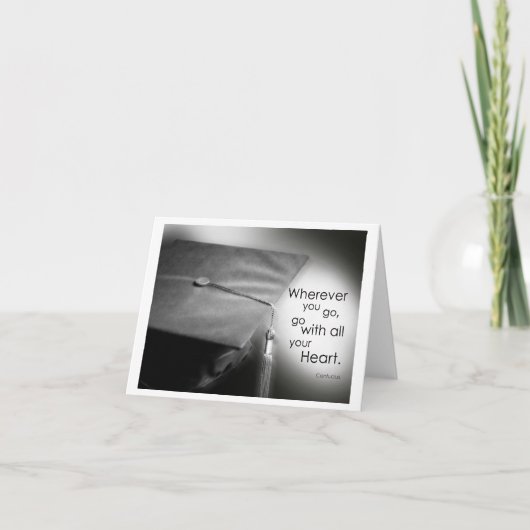 Abschlusswünsche Karte (Vorderseite)