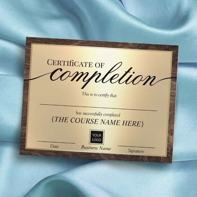 Abschlusszertifikat Gold & Wood Award (Von Creator hochgeladen)