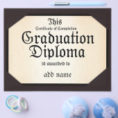 Abschlusszeugnis Abschluss Diploma Flyer (Einzeln)