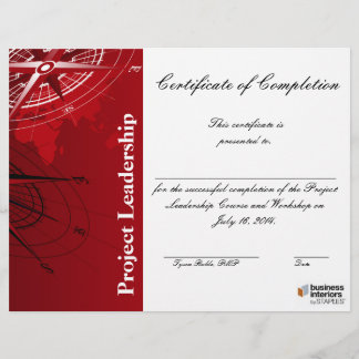 Abschlusszeugnis des Leadership Workshops