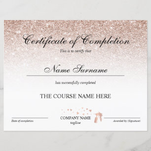 Abschlusszeugnis des Spray Tans Course