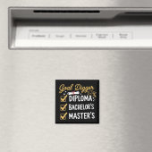 Abschlussziel Master-Absolvent hat es geschafft Kl Magnet (In Situ (Geschirrspüler))