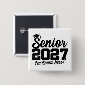 Abschlusszitat der Abschlussklasse 2027 - Ich bin Button (Vorne & Hinten)