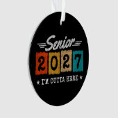 Abschlusszitat der Abschlussklasse 2027 - Ich bin Ornament (Vorderseite)