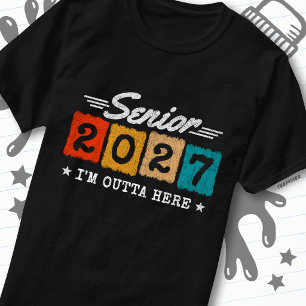 Abschlusszitat für die Abschlussklasse 2027 T-Shirt