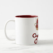 Abschneider-Verbindung Zweifarbige Tasse (Links)