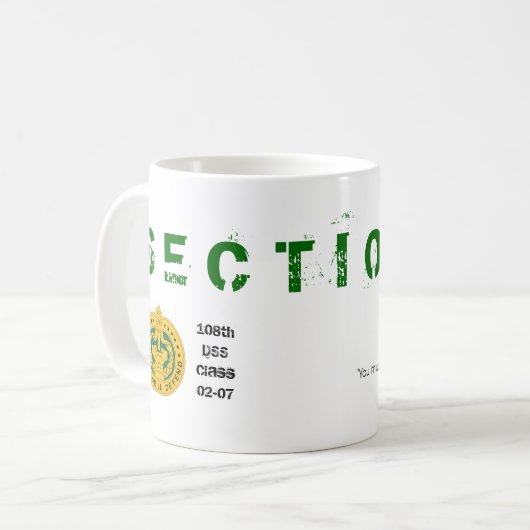 ABSCHNITT 8 KAFFEETASSE (Vorderseite Links)