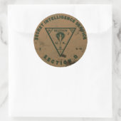 Abschnitt D Aufkleber 3" (Tasche)