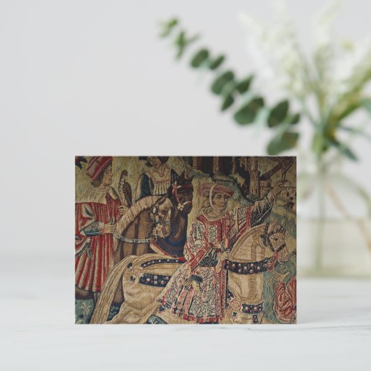 Abschnitt der Tapisserie Postkarte (Stehend Vorderseite)