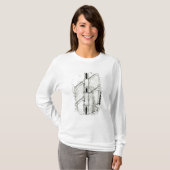 Abschnitt der Wand und des Bogens T-Shirt (Vorne ganz)