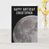 Abschnitt des Moon Astronomy Themes mit Namen Karte (Gelbe Blume)