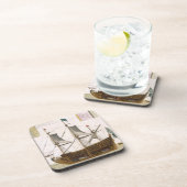 Abschnitt durch ein französisches erstklassiges untersetzer (Rechte Seite)