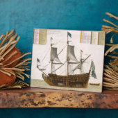 Abschnitt durch ein französisches Erstschiff von 1 Fotoplatte (Seite)