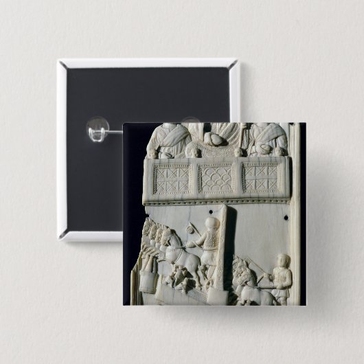 Abschnitt eines Diptych Button (Vorne & Hinten)