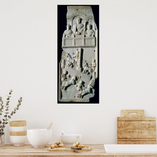 Abschnitt eines Diptychons Poster (Küche)