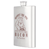 ABSCHNITT IN BACON-benutzerdefinierte Flasche Flachmann (Links)