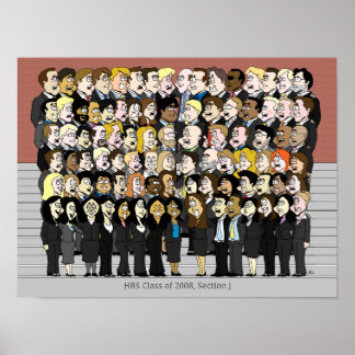 Abschnitt J Comic 16" x 12" Poster
