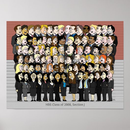 Abschnitt J Comic 16" x 12" Poster (Vorne)