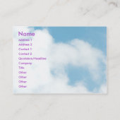 ABSCHNITT - Muster Visitenkarte (Rückseite)