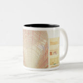 Abschnittperspektive Zweifarbige Tasse (VorderseiteRechts)