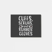 Abschreckung RN-Gefängnis Krankenpflege medizinisc Post-it Klebezettel (Vorderseite)