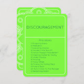 Abschreckungsgesetz für die Attraction Emotion Car Einladung (Vorne/Hinten)