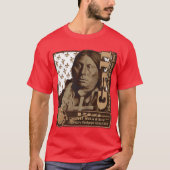 Abschürfung Hunkpapa Lakota Kriegs-Leiter T-Shirt (Vorderseite)