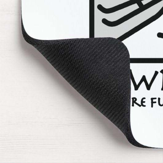 Abschüssige Erregung Mousepad (Ecke)