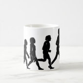 Abschüssige Evolution Kaffeetasse (Mittel)