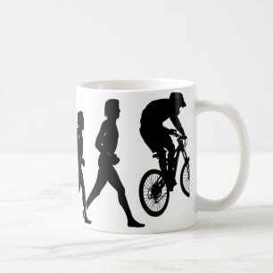 Abschüssige Evolution Kaffeetasse