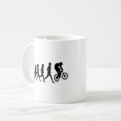 Abschüssige Evolution Kaffeetasse (Vorderseite Links)