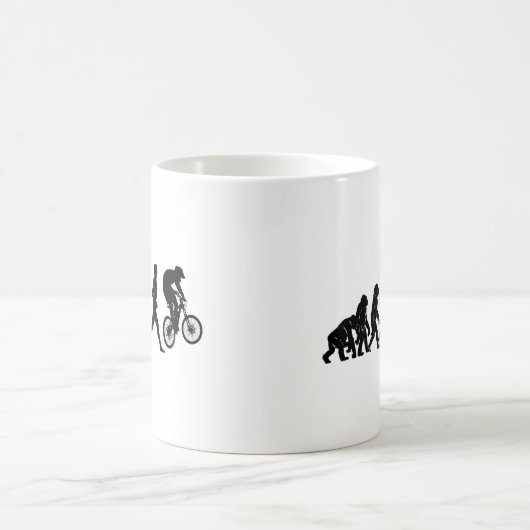 Abschüssige Evolution Kaffeetasse (Mittel)