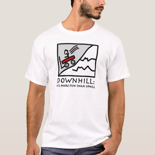 Abschüssiger Erregungs-Lastwagen T-Shirt (Vorderseite)