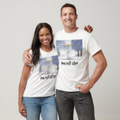 Abschüssiger Skifahrer T-Shirt (Unisex)