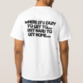 Abschüssiges Bar T-Shirt (Rückseite)