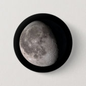 Abschwindender Gibbmond Button (Vorderseite)