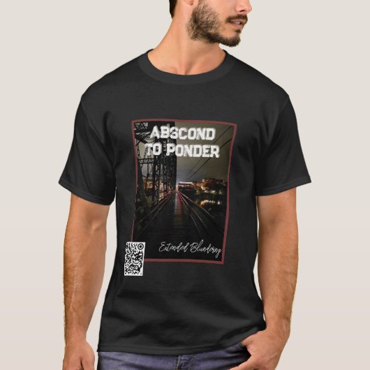 Abscond To Ponder 'Street' QR T-Shirt (Vorderseite)