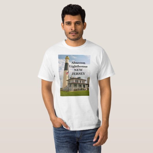 Absecon Leuchtturm, New-Jersey T - Shirt (Vorne ganz)