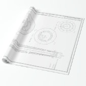 Absecon Leuchtturm-Plan Geschenkpapier (Ungerollt)