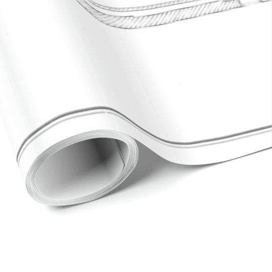 Absecon Leuchtturm-Plan Geschenkpapier (Rolleneckpunkt)