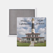 Absecon Lighthouse, New Jersey Magnet (Vorderseite/Rückseite)