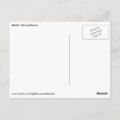 Absecon Lighthouse-New Jersey Postkarte (Rückseite)