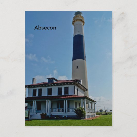 Absecon Lighthouse-New Jersey Postkarte (Vorderseite)