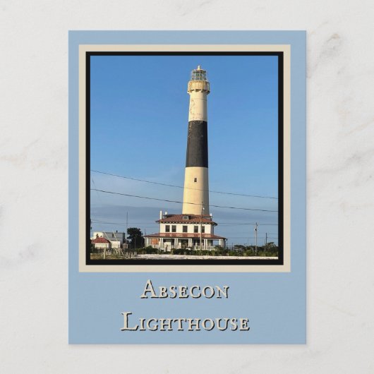 Absecon Lighthouse Postcard Postkarte (Vorderseite)