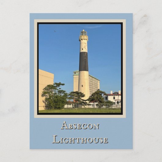 Absecon Lighthouse Postcard Postkarte (Vorderseite)