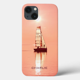 Absegeln benutzerdefinierter Monogramm-Hüllen iPhone 13 Hülle
